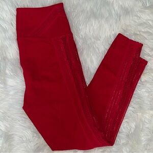 Free People Movement Red Leggings